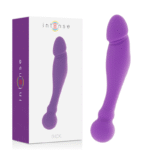 INTENSE - SILICONE RICK DUAL LILAS-INTENSE FUN-sextoys-lingerie-bdsm-hygiène-sexshop