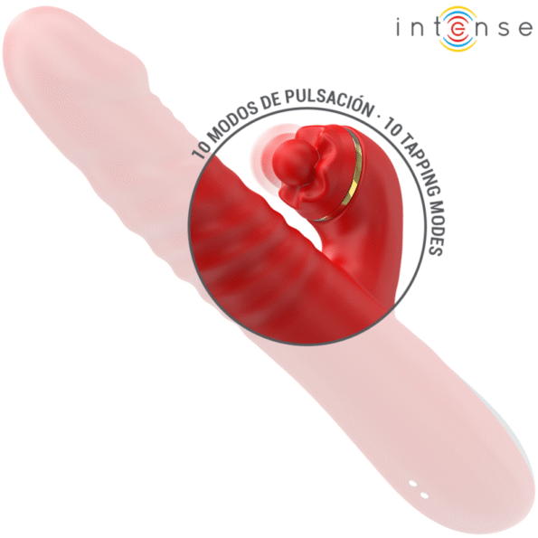 INTENSE - THALIA VIBRATION & POUSSÉE & TAPPING ROUGE-INTENSE FUN-sextoys-lingerie-bdsm-hygiène-sexshop