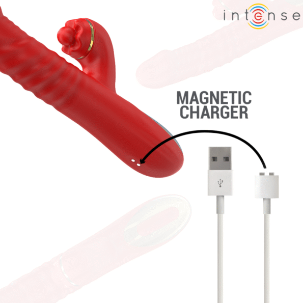 INTENSE - THALIA VIBRATION & POUSSÉE & TAPPING ROUGE-INTENSE FUN-sextoys-lingerie-bdsm-hygiène-sexshop