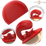 INTENSE - VIBRATEUR & STIMULATEUR MARIAH EN FORME DE U 10 VIBRATIONS ROUGE-INTENSE FUN-sextoys-lingerie-bdsm-hygiène-sexshop