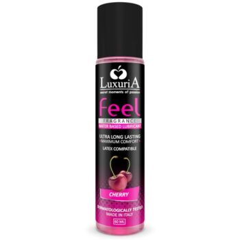 INTIMATELINE - LUXURIA LUBRIFIANT BASE D'EAU FEEL CERISE 60 ML-INTIMATELINE LUXURIA-sextoys-lingerie-bdsm-hygiène-sexshop