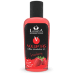 INTIMATELINE LUXURIA – VOLUPTAS GEL DE MASSAGE COMESTIBLE EFFET CHAUFFANT – FRAISE 100 ML