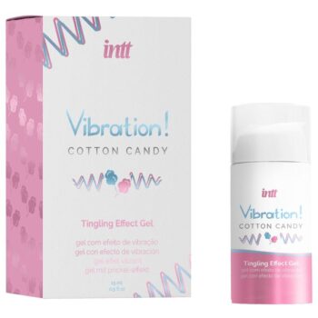 INTT - GEL VIBRATEUR LIQUIDE DE BARBE À PAPA PUISSANT STIMULANT INTIME 15 ML-INTT UNISEX AROUSAL GEL-sextoys-lingerie-bdsm-hygiène-sexshop