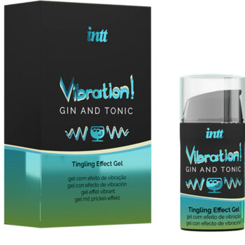 INTT - GEL VIBRATEUR LIQUIDE PUISSANT STIMULANT INTIME GIN & TONIC 15ML-INTT UNISEX AROUSAL GEL-sextoys-lingerie-bdsm-hygiène-sexshop