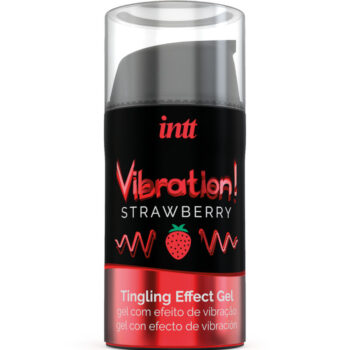 INTT - PUISSANT STIMULANT INTIME GEL VIBRANT LIQUIDE FRAISE 15 ML-INTT UNISEX AROUSAL GEL-sextoys-lingerie-bdsm-hygiène-sexshop