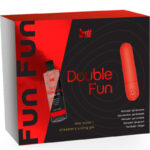 INTT RELEASES - KIT DOUBLE FUN AVEC BULLET VIBRANT ET GEL DE MASSAGE À LA FRAISE-INTT RELEASES-sextoys-lingerie-bdsm-hygiène-sexshop