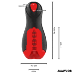 JAMYJOB – CORE-X MASTURBATEUR AUTOMATIQUE 5 MODES ONDES STIMULANTES ET VIBRATIONS