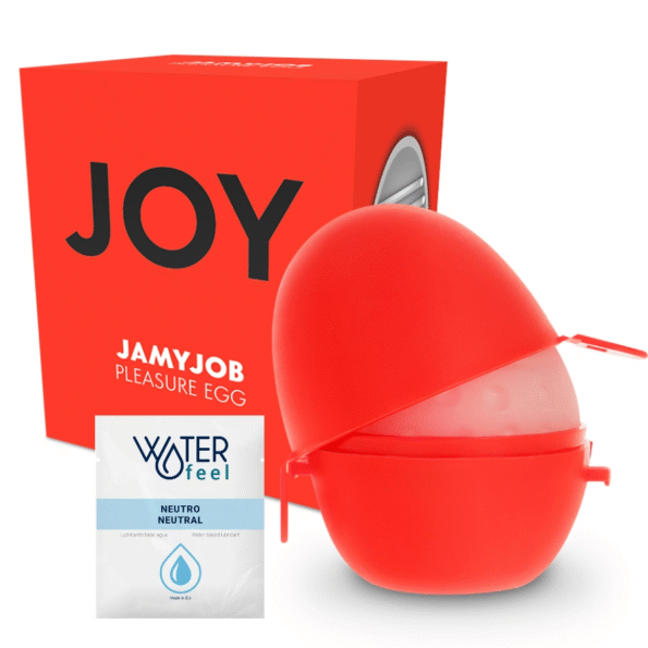 JAMYJOB - EGG MASTURBATEUR ROUGE VERSION DISCRETT-JAMYJOB-sextoys-lingerie-bdsm-hygiène-sexshop