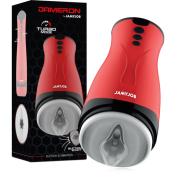 JAMYJOB - MASTURBATEUR À ASPIRATION ET VIBRATION DAMERON-JAMYJOB-sextoys-lingerie-bdsm-hygiène-sexshop