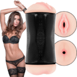 JAMYJOB - MASTURBATEUR DOUBLE TROU RANDY - VAGIN ET ANUS-JAMYJOB-sextoys-lingerie-bdsm-hygiène-sexshop
