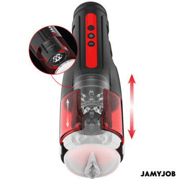 JAMYJOB - MASTURBATEUR VAGIN AUTOMATIQUE CYCLONE 10 MODES DE ROTATION ET DE POUSSÉE-JAMYJOB-sextoys-lingerie-bdsm-hygiène-sexshop