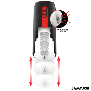 JAMYJOB - MASTURBATEUR VAGIN AUTOMATIQUE PHANTOM 5 MODES ONDES STIMULANTES ET POUSSÉE-JAMYJOB-sextoys-lingerie-bdsm-hygiène-sexshop
