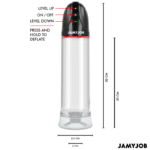 JAMYJOB – POMPE AUTOMATIQUE XPAND 3 NIVEAUX D’ONDES STIMULANTES GRIS