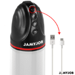 JAMYJOB – POMPE AUTOMATIQUE XPAND 3 NIVEAUX D’ONDES STIMULANTES GRIS