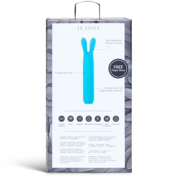 JE JOUE - BULLET RABBIT TEAL STRONG-JE JOUE-sextoys-lingerie-bdsm-hygiène-sexshop