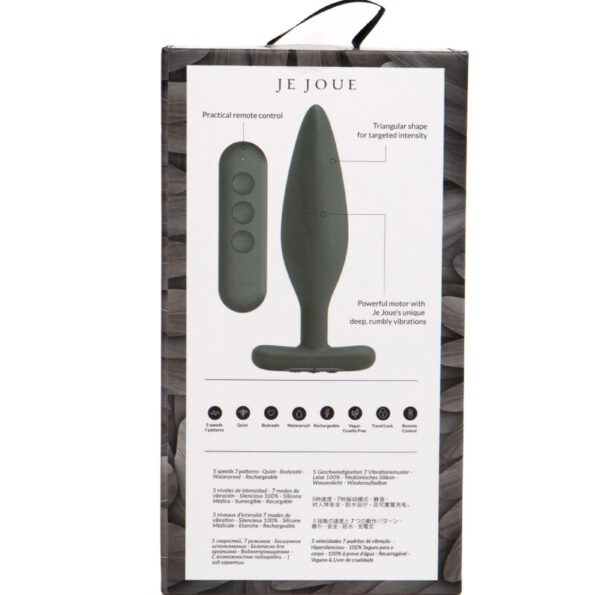 JE JOUE - VIBRATEUR ANAL EGON PLUG NOIR-JE JOUE-sextoys-lingerie-bdsm-hygiène-sexshop