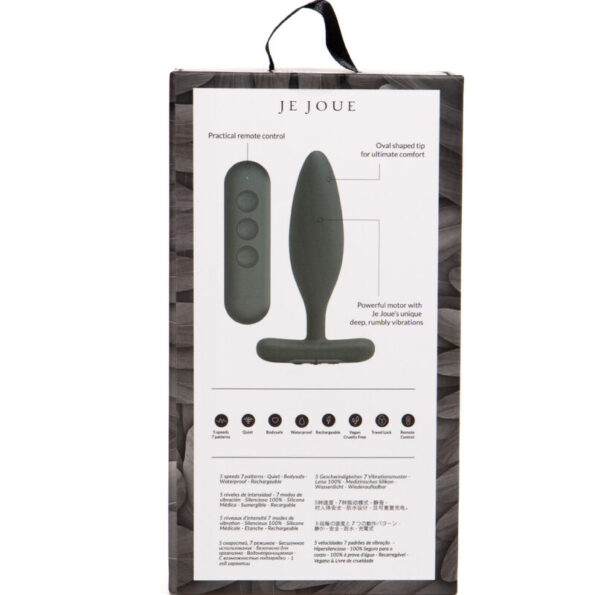 JE JOUE - VIBRATEUR VESTA PLUG ANAL NOIR-JE JOUE-sextoys-lingerie-bdsm-hygiène-sexshop