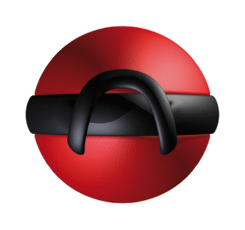 JOYDIVION JOYBALLS - BALLE SIMPLE ROUGE-JOYDIVISION JOYBALLS-sextoys-lingerie-bdsm-hygiène-sexshop