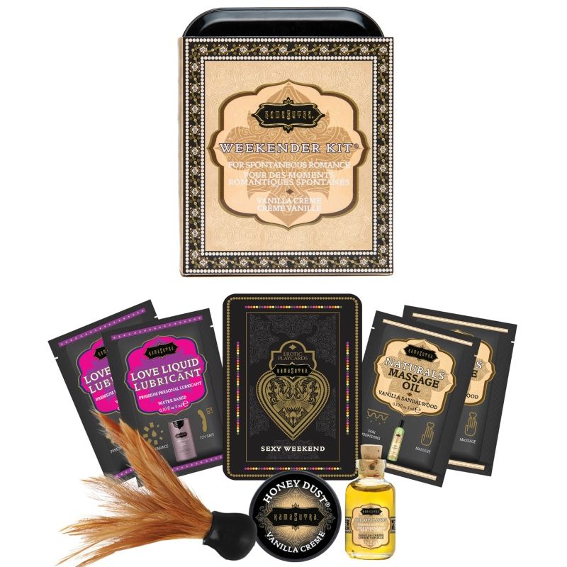 KAMASUTRA - WEEKENDER KIT EN ÉTAIN VANILLE CRÈME VANILLE KAMASUTRA - WEEKENDER KIT EN ÉTAIN VANILLE CRÈME VANILLE-KAMASUTRA COSMETICS-sextoys-lingerie-bdsm-hygiène-sexshop