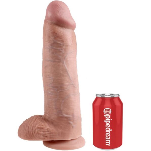 KING COCK - 12 CHAIR DE GODE AVEC BOULES 30.48 CM-KING COCK-sextoys-lingerie-bdsm-hygiène-sexshop