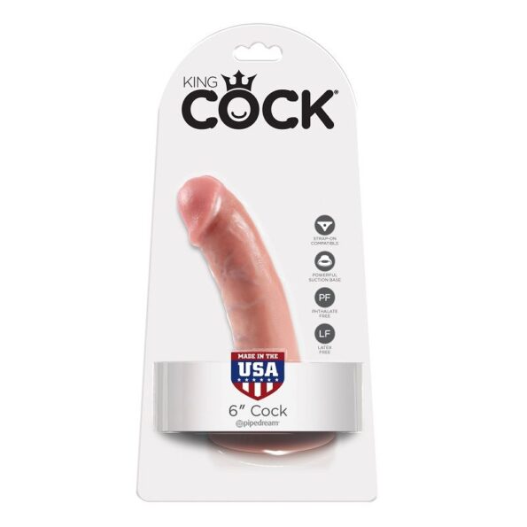 KING COCK - 6 CHAIR DE GODE 15.2 CM-KING COCK-sextoys-lingerie-bdsm-hygiène-sexshop