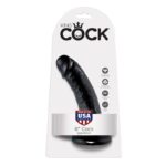 KING COCK - 6" PENE NEGRO 15.2 CM-KING COCK-sextoys-lingerie-bdsm-hygiène-sexshop
