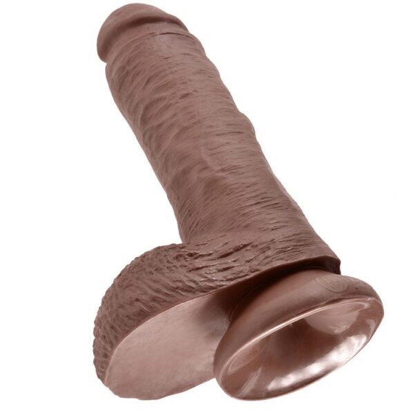 KING COCK - 8" PENE REALÍSTICO MARRÓN 20.3 CM-KING COCK-sextoys-lingerie-bdsm-hygiène-sexshop