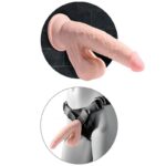 KING COCK – BALLES GODE 3D PLUS 15.2 CM PEAU CLAIRE
