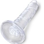 KING COCK – CLEAR PÉNIS RÉALISTE 15.5 CM TRANSPARENT
