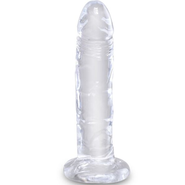 KING COCK - CLEAR PÉNIS RÉALISTE 15.5 CM TRANSPARENT-KING COCK-sextoys-lingerie-bdsm-hygiène-sexshop