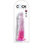 KING COCK – CLEAR PÉNIS RÉALISTE 19.7 CM ROSE