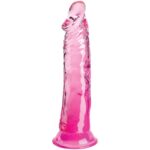 KING COCK – CLEAR PÉNIS RÉALISTE 19.7 CM ROSE