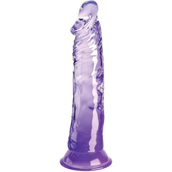 KING COCK - CLEAR PÉNIS RÉALISTE 19.7 CM VIOLET-KING COCK-sextoys-lingerie-bdsm-hygiène-sexshop