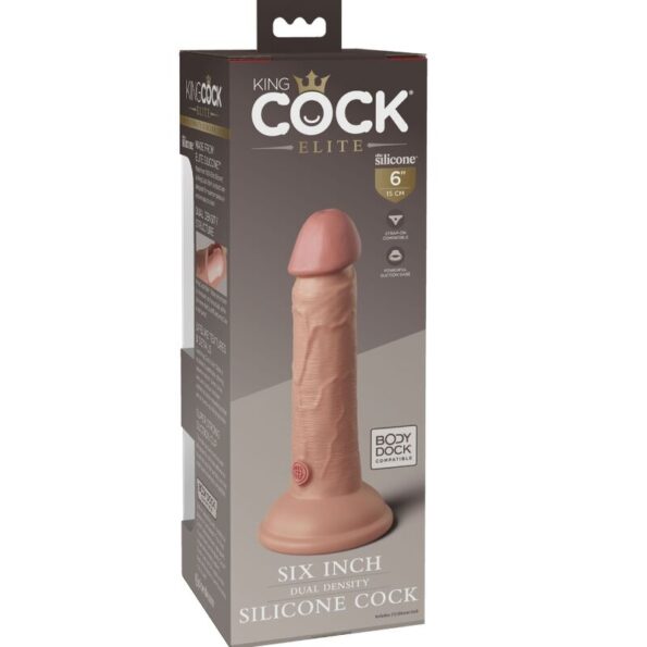 KING COCK - ELITE GODE RÉALISTE EN SILICONE 15.2 CM-KING COCK-sextoys-lingerie-bdsm-hygiène-sexshop