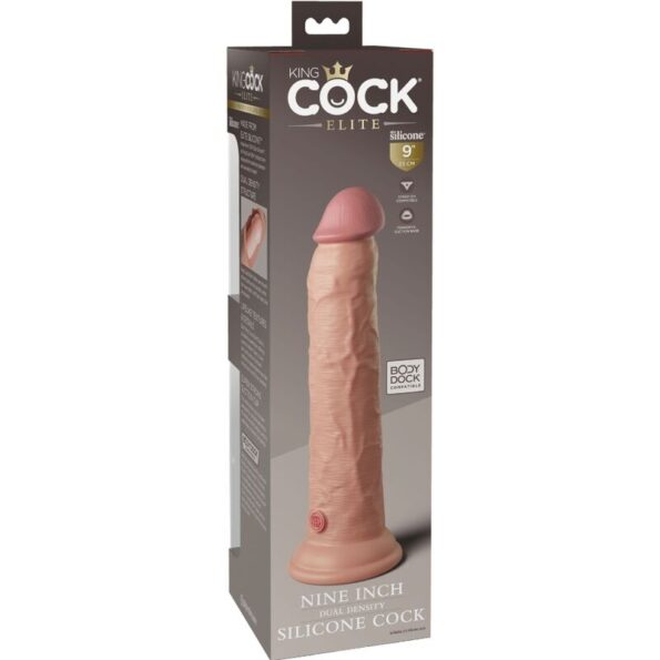 KING COCK - ELITE GODE RÉALISTE EN SILICONE 23 CM-KING COCK-sextoys-lingerie-bdsm-hygiène-sexshop