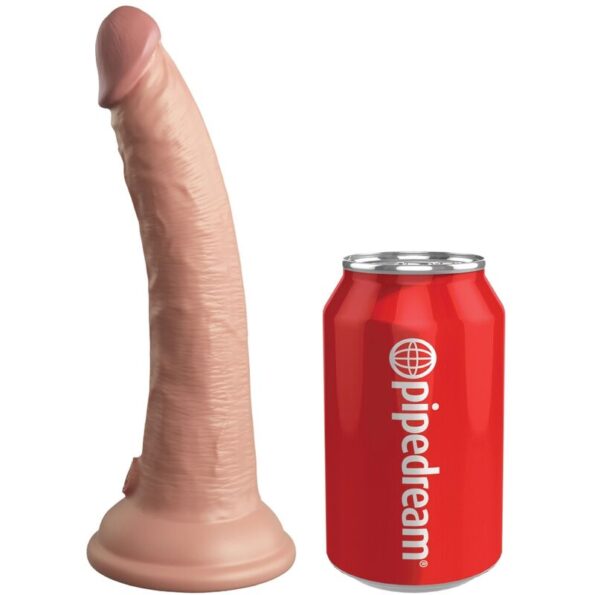 KING COCK - ELITE VIBRATEUR GODE RÉALISTE & TÉLÉCOMMANDE EN SILICONE 17.8 CM-KING COCK-sextoys-lingerie-bdsm-hygiène-sexshop