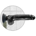 KING COCK – GODE VIBRANT AVEC TESTICULES 23 CM NOIR