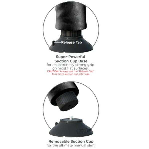KING COCK - GODE VIBRANT AVEC TESTICULES 23 CM NOIR-KING COCK-sextoys-lingerie-bdsm-hygiène-sexshop