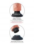KING COCK – GODE VIBRATEUR 20.32 CM NATUREL