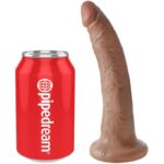 KING COCK – PÉNIS RÉALISTE 17.5 CM CARAMEL