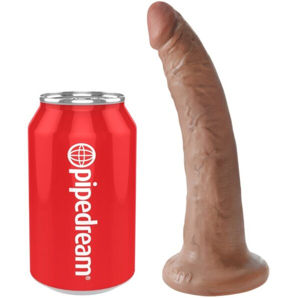 KING COCK - PÉNIS RÉALISTE 17.5 CM CARAMEL-KING COCK-sextoys-lingerie-bdsm-hygiène-sexshop