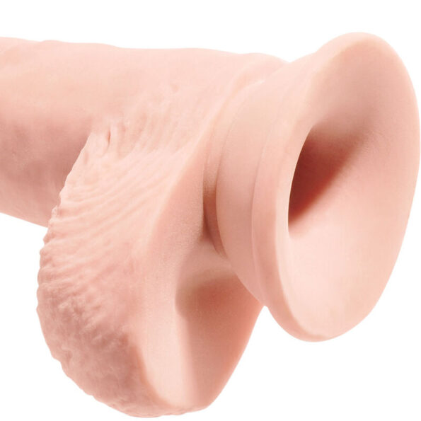 KING COCK - PÉNIS RÉALISTE AVEC BOULES 19.4 CM LÉGER-KING COCK-sextoys-lingerie-bdsm-hygiène-sexshop