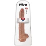KING COCK PÉNIS RÉALISTE AVEC TESTICULES 35