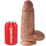 KING COCK – PÉNIS RÉALISTE CHUBBY 23 CM CARAMEL