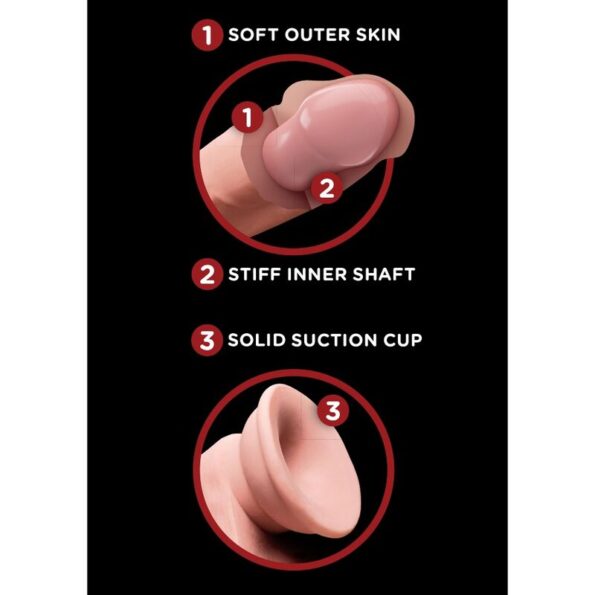 KING COCK - PLUS BALLES GODE 3D 20.3 CM-KING COCK PLUS-sextoys-lingerie-bdsm-hygiène-sexshop