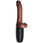 KING COCK - PLUS TRIPLE MENACE TON DE PEAU MARRON-KING COCK PLUS-sextoys-lingerie-bdsm-hygiène-sexshop