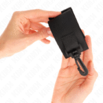 KINK – APPAREILS-POIGNETS EN NYLON NOIR
