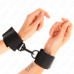 KINK – APPAREILS-POIGNETS EN NYLON NOIR