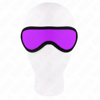 KINK - BANDAGE TEXTURÉ À ÉCAILLES AVEC BORD RECOUVERT VIOLET 20 x 7 CM-KINK MASKED ALLURE-sextoys-lingerie-bdsm-hygiène-sexshop