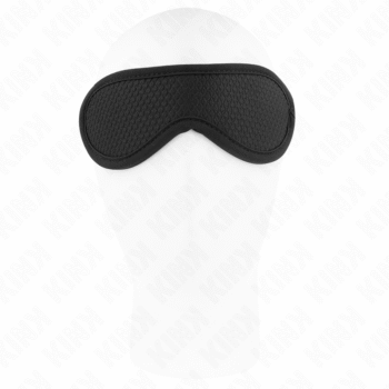 KINK - BANDAGE TEXTURE SCALE AVEC BORD RECOUVERT NOIR 20 x 7 CM-KINK MASKED ALLURE-sextoys-lingerie-bdsm-hygiène-sexshop